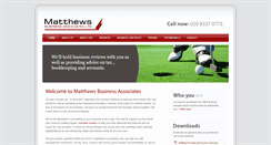 Desktop Screenshot of matthewsba.co.uk
